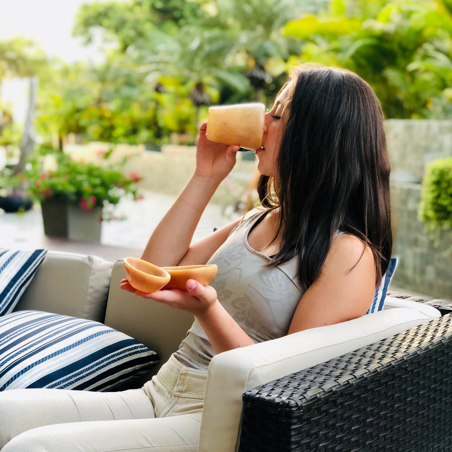 1 Puesto 🍽️ Vajilla OCEAN & BEACH x 6 Piezas en Resina Especial