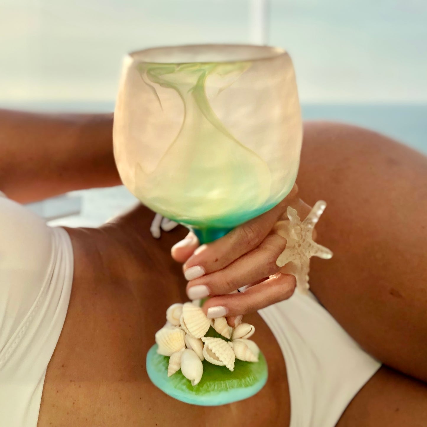 1 ANILLO Estrella de mar ⭐️ en Resina Especial