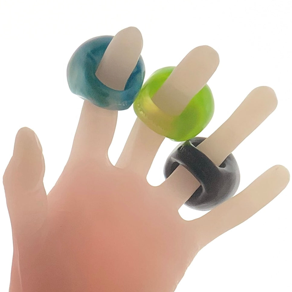 1 ANILLO Piedra 🪨 en Resina Especial