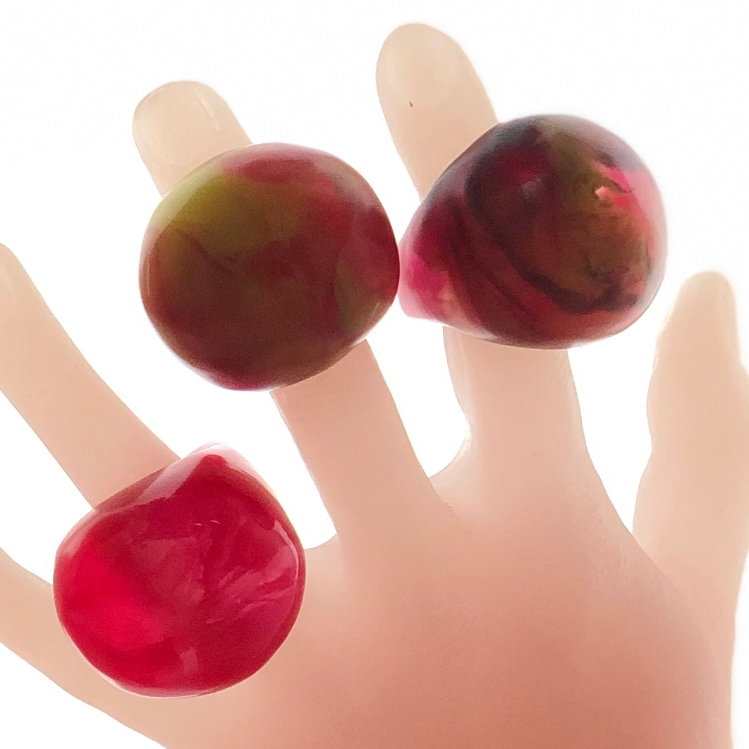 1 ANILLO Piedra 🪨 en Resina Especial