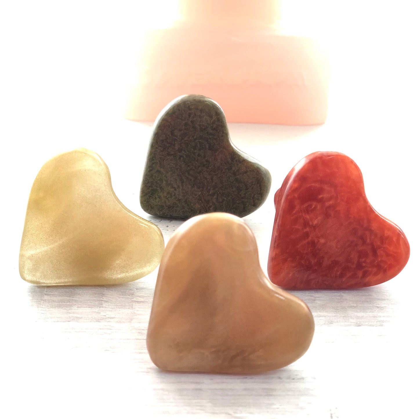 1 ANILLO Corazón ♥️ en Resina Especial