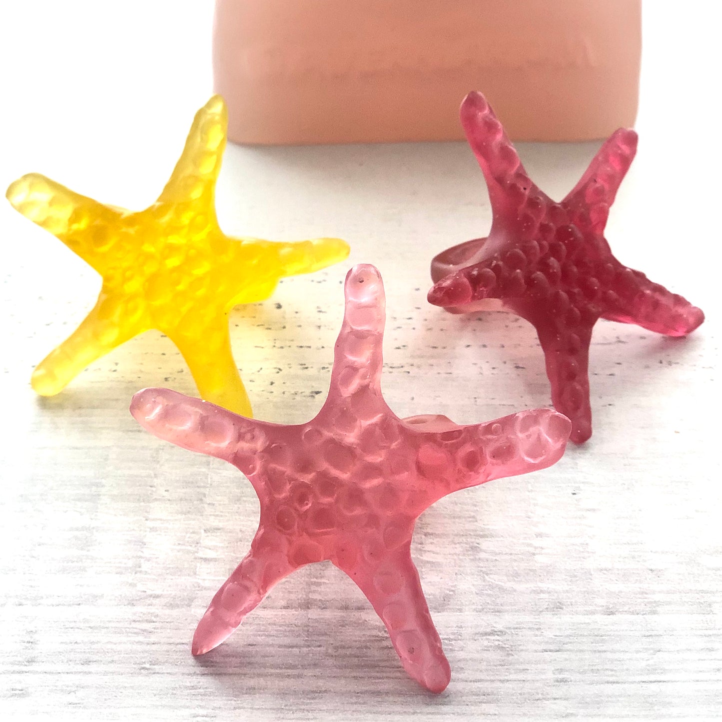 1 ANILLO Estrella de mar ⭐️ en Resina Especial