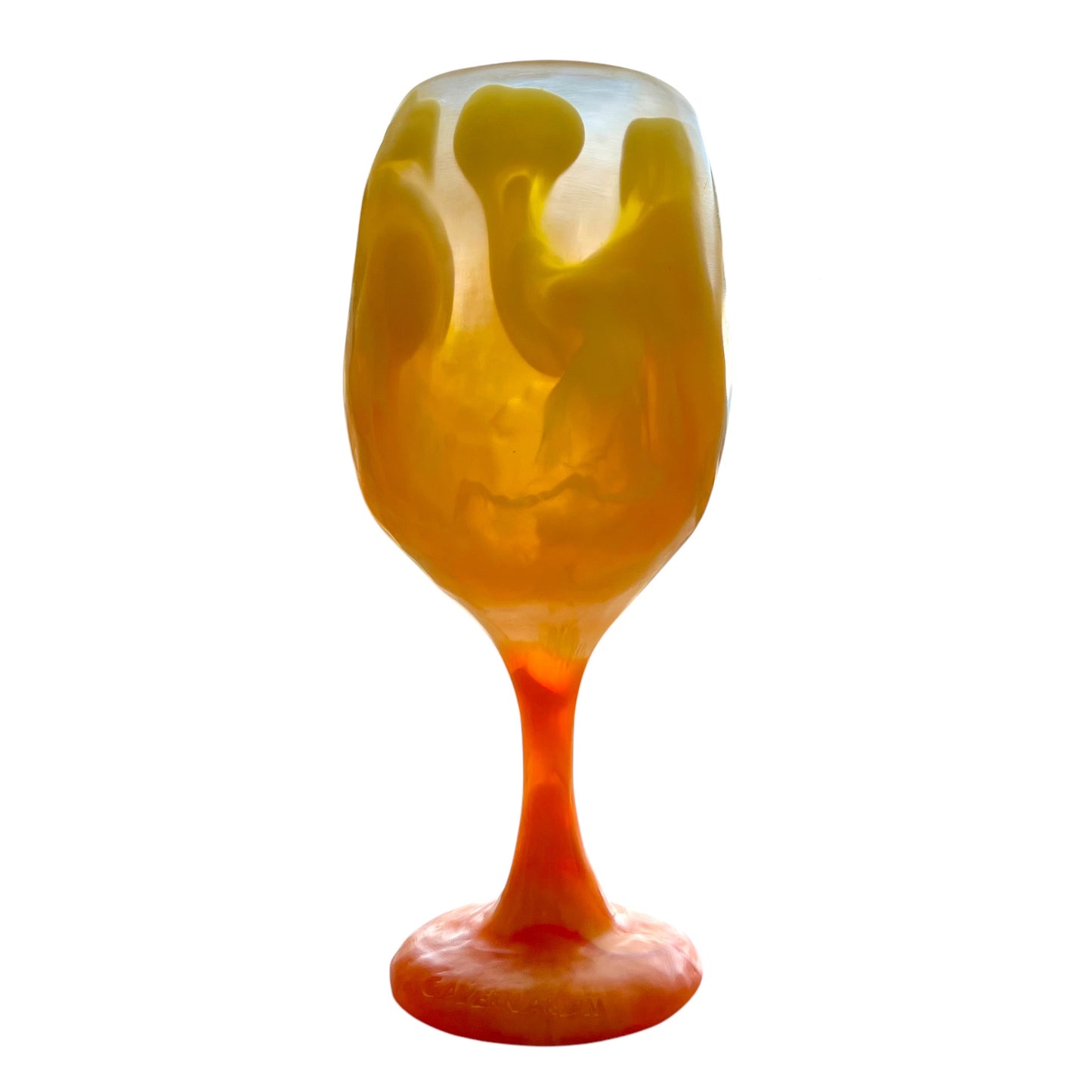 1 COPA de VINO 🍷 Grande en Resina Especial 375 ml.