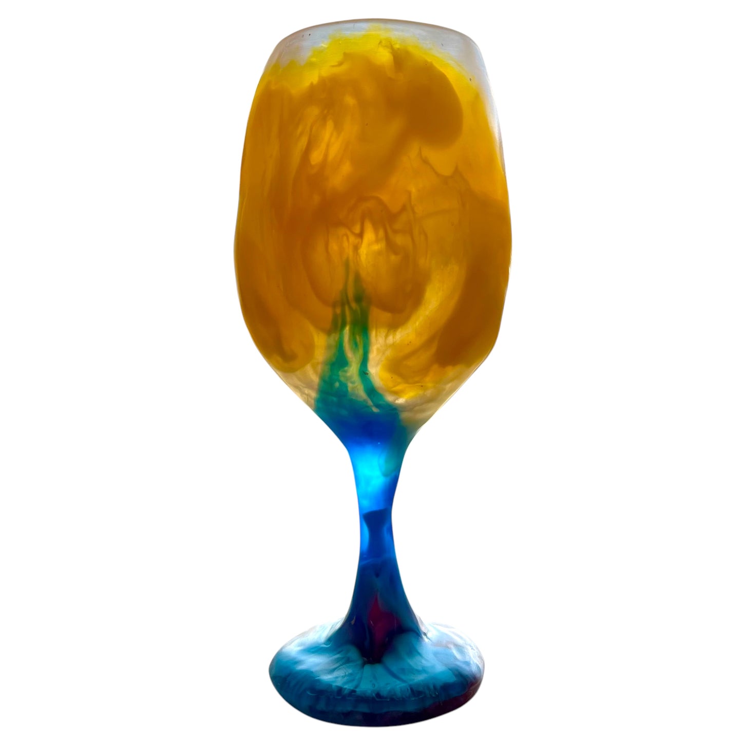 1 COPA de VINO 🍷 Grande en Resina Especial 375 ml.