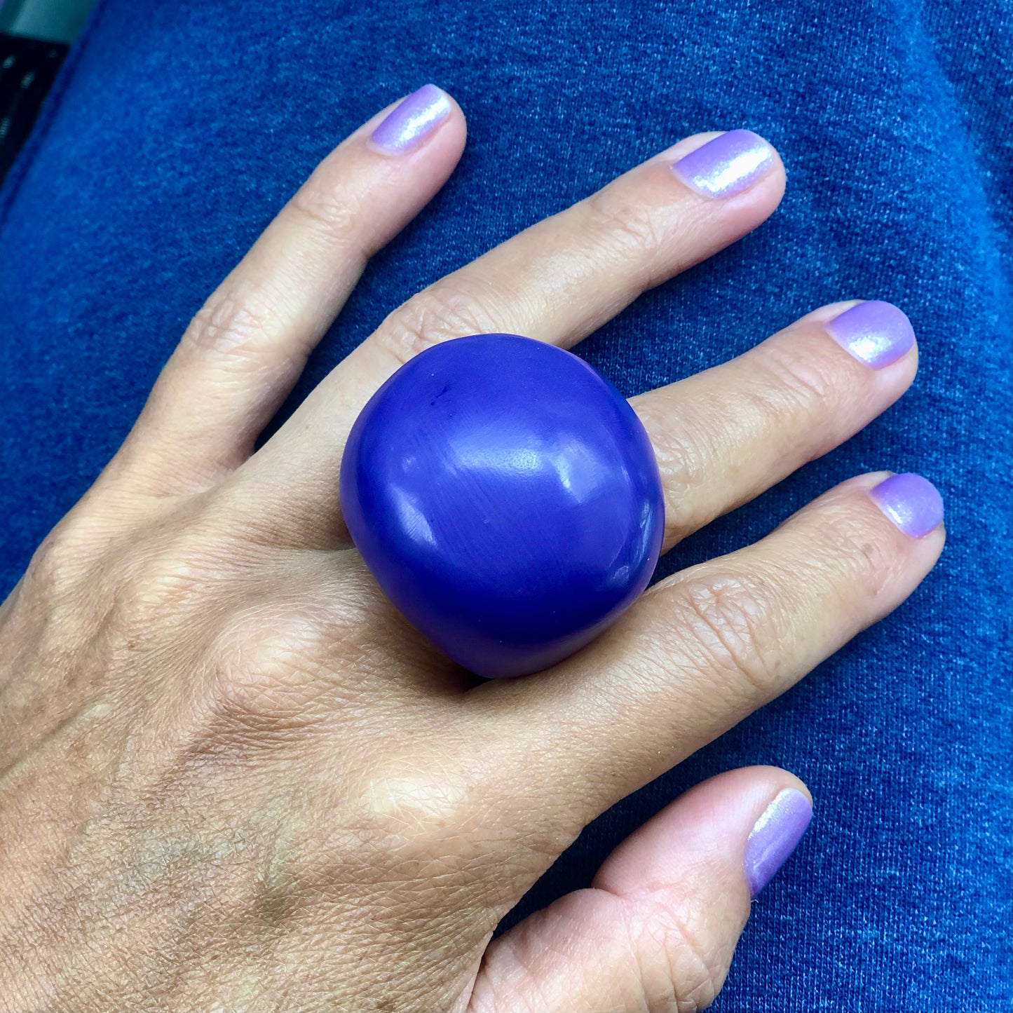 1 ANILLO Piedra 🪨 en Resina Especial