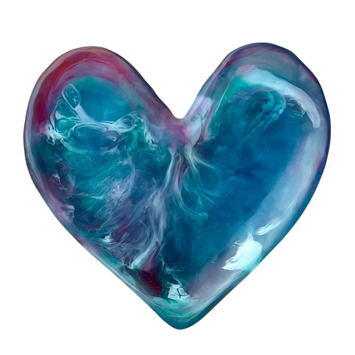 1 PLATO Corazón ♥️ en Resina Especial 17 cms