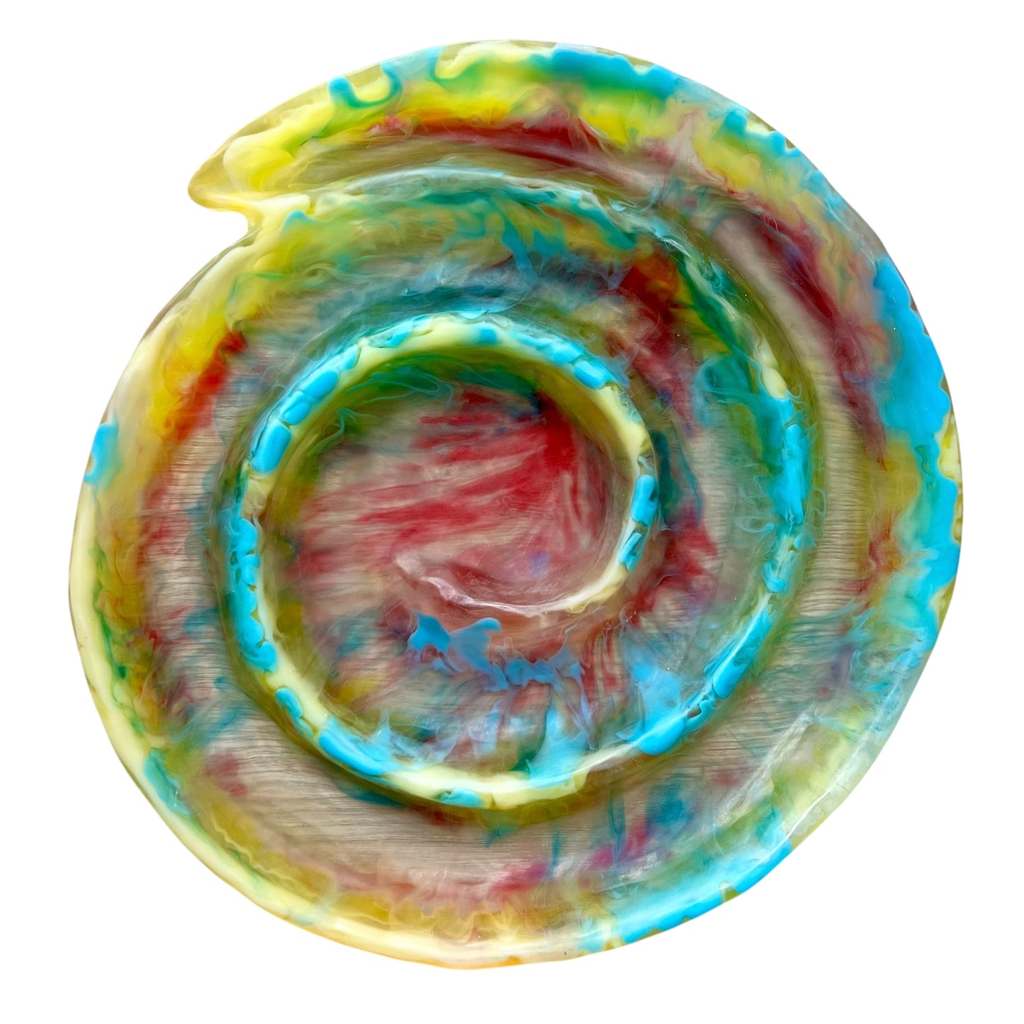 1 BANDEJA Espiral 🌀 Grande en Resina Especial 30 cms