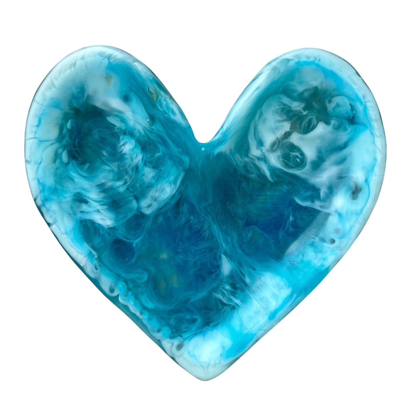 1 PLATO Corazón ♥️ en Resina Especial 17 cms