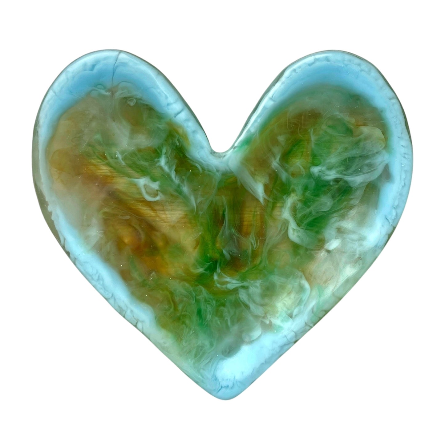 1 PLATO Corazón ♥️ en Resina Especial 17 cms