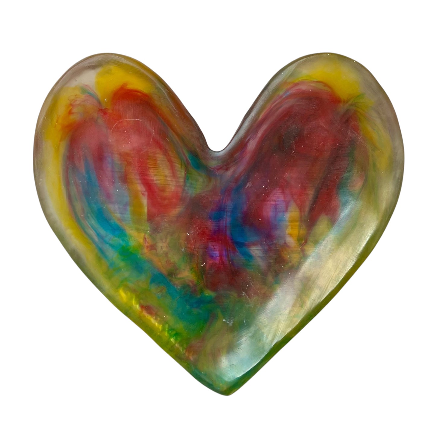 1 PLATO Corazón ♥️ en Resina Especial 17 cms