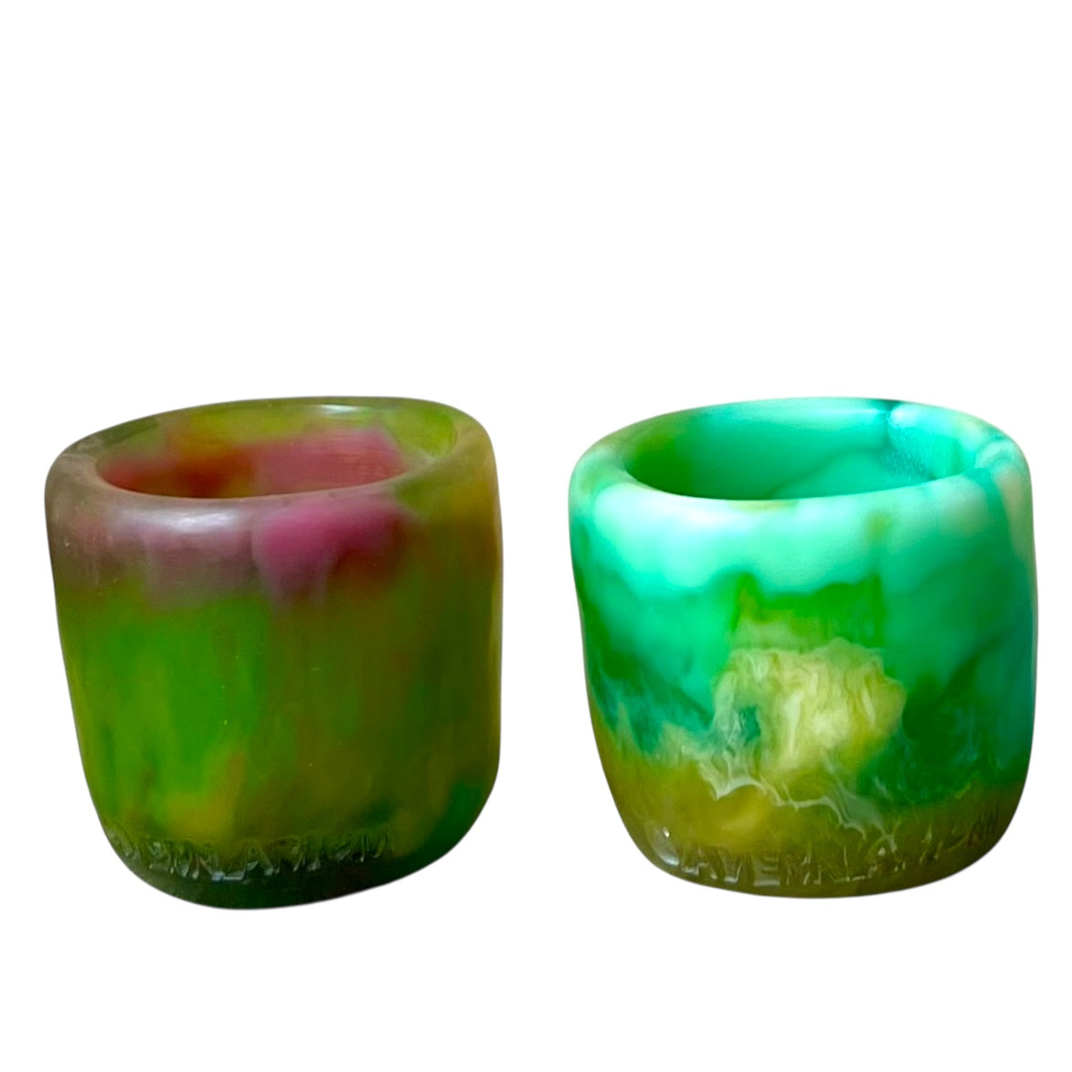 2 SHOTS bajos 🍶 en Resina Especial 50 ml.