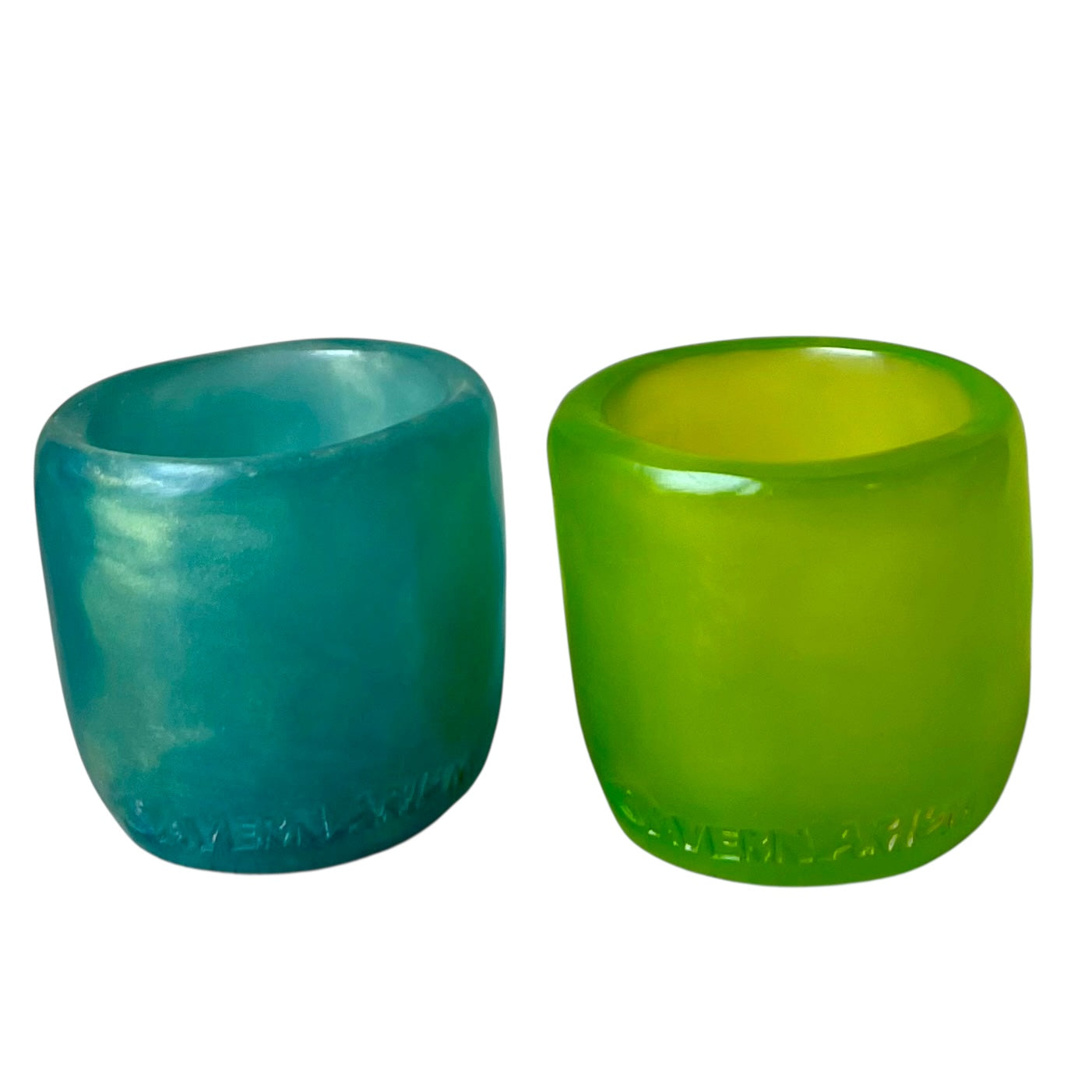 2 SHOTS bajos 🍶 en Resina Especial 50 ml.