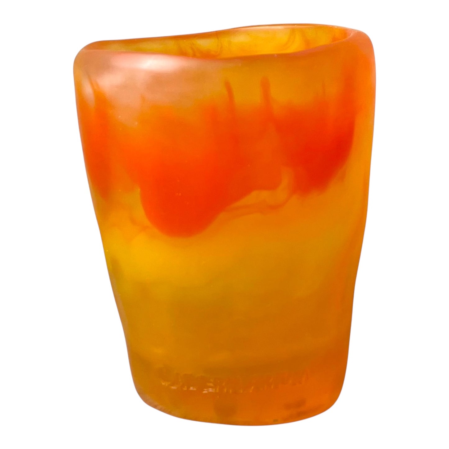 1 VASO redondo BAJO 🥛 en Resina Especial 250 ml.