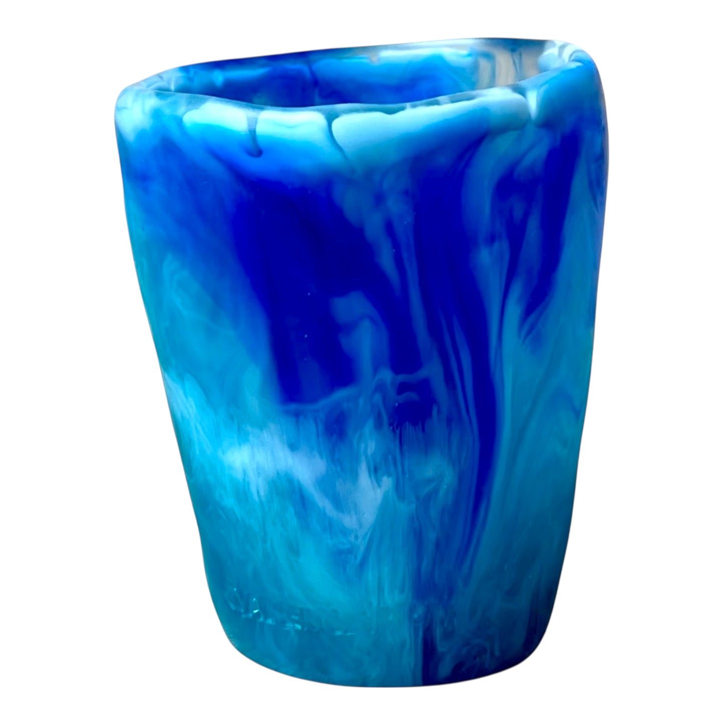 1 VASO redondo BAJO 🥛 en Resina Especial 250 ml.