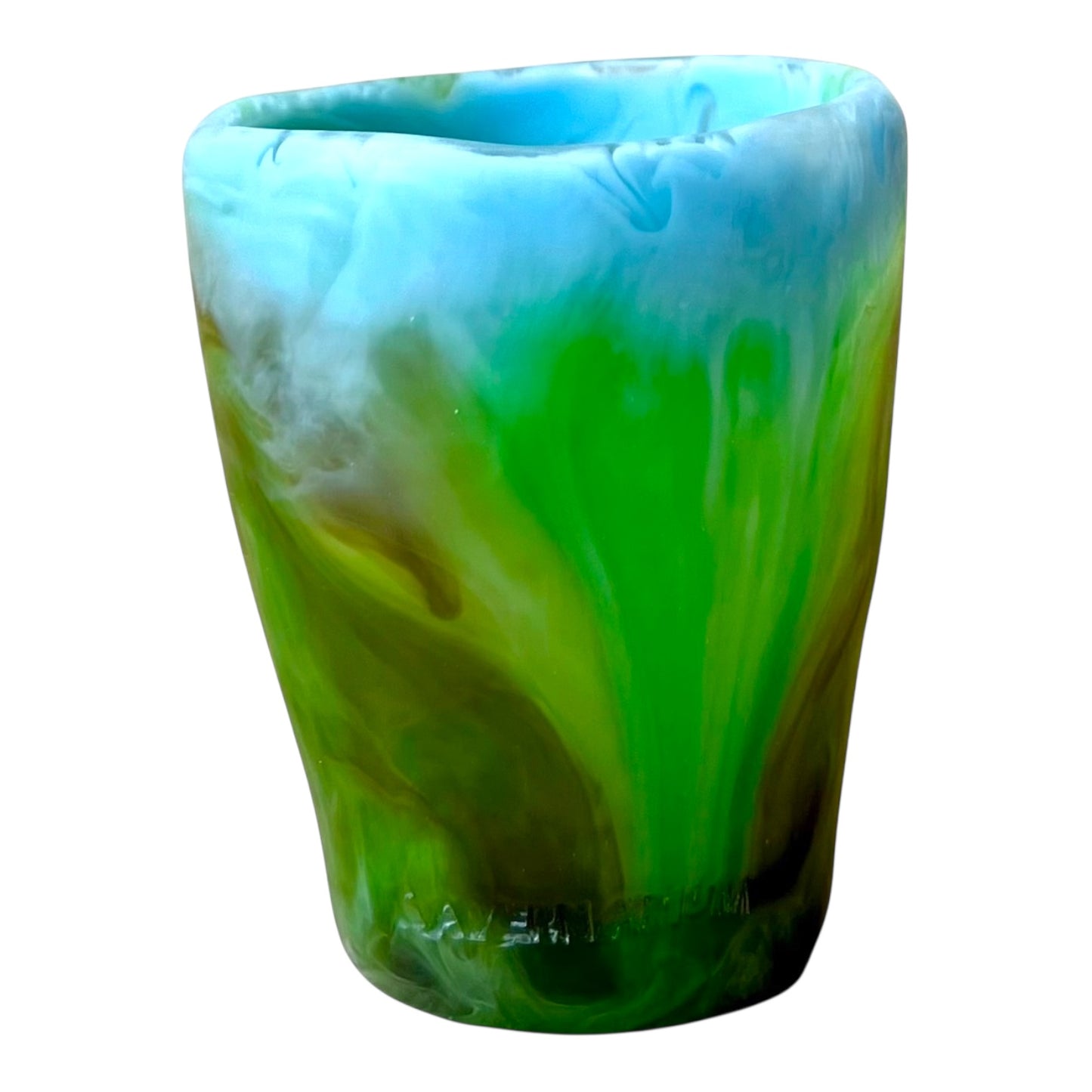 1 VASO redondo BAJO 🥛 en Resina Especial 250 ml.