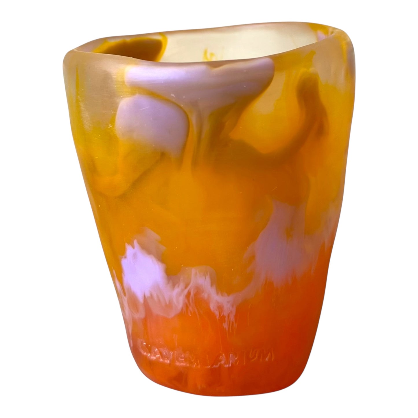 1 VASO redondo BAJO 🥛 en Resina Especial 250 ml.