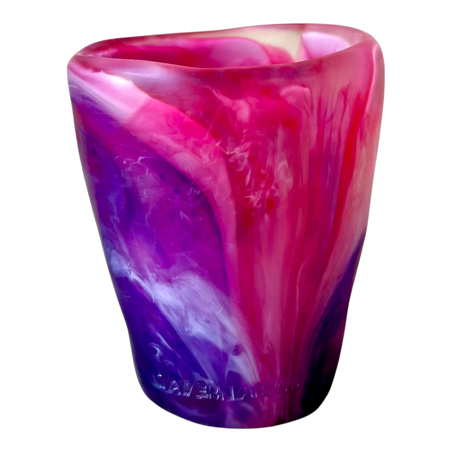 1 VASO redondo BAJO 🥛 en Resina Especial 250 ml.