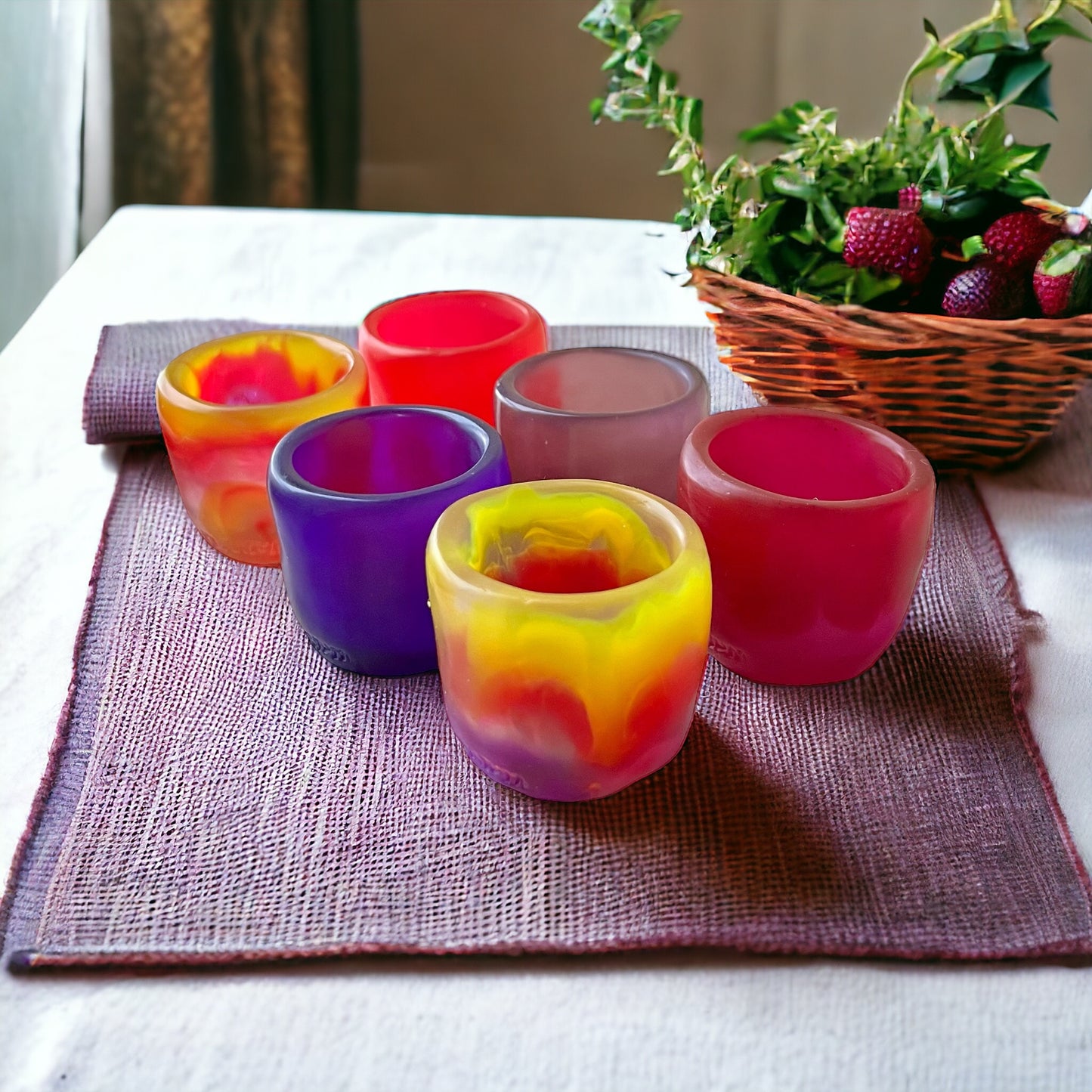 2 SHOTS bajos 🍶 en Resina Especial 50 ml.