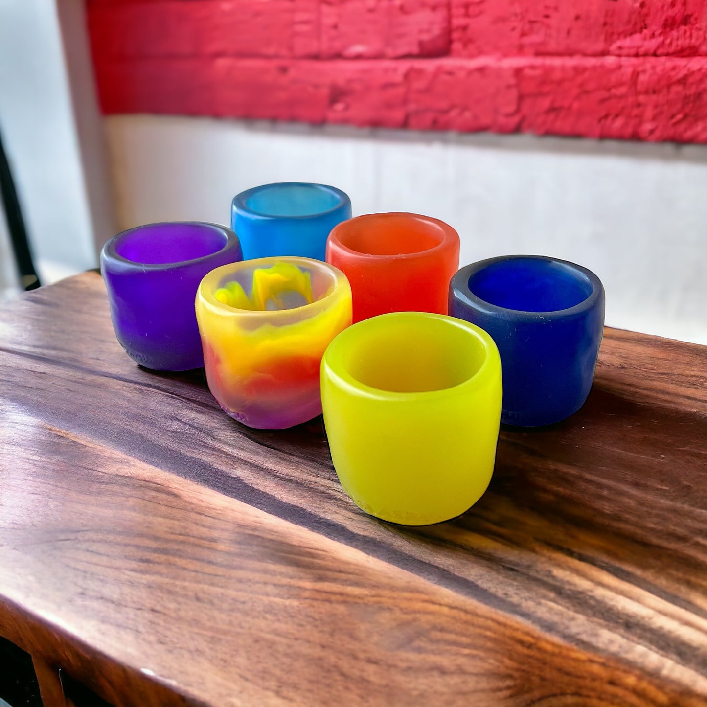 2 SHOTS bajos 🍶 en Resina Especial 50 ml.