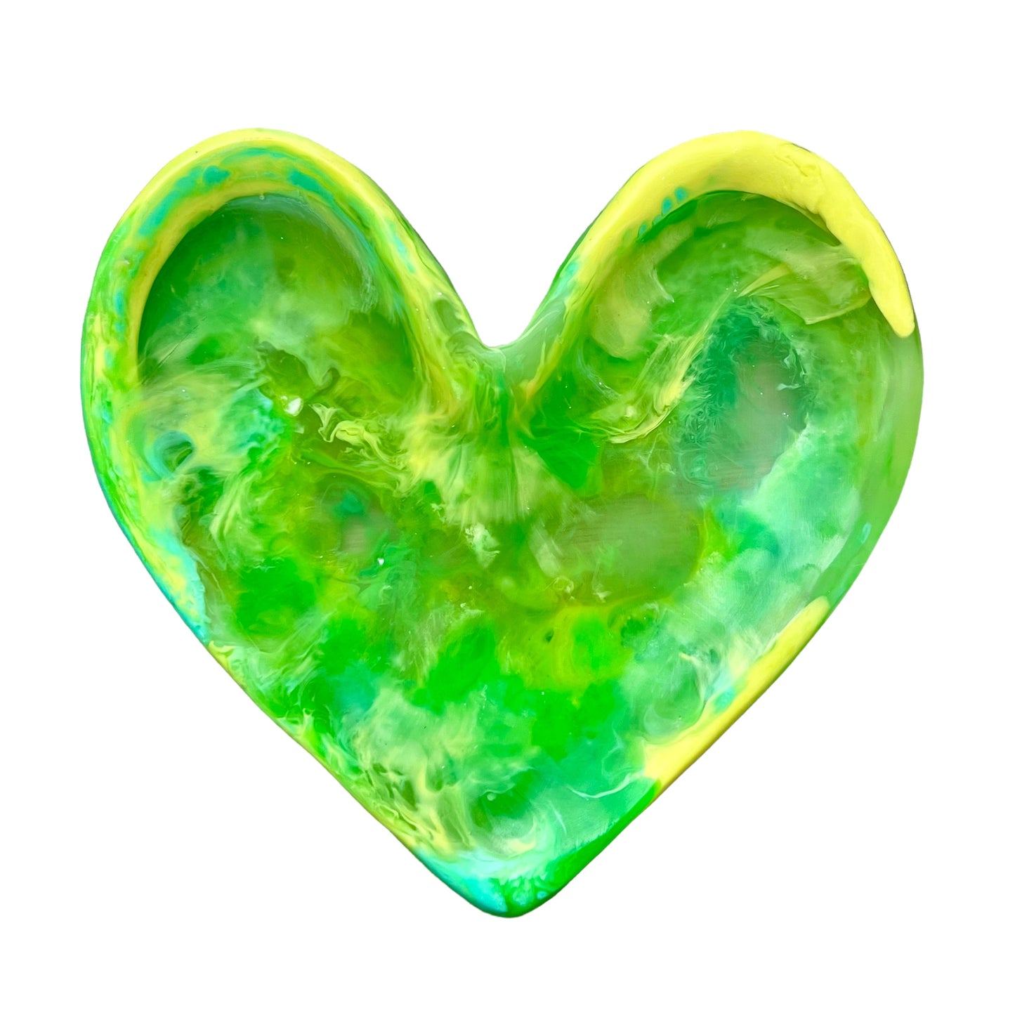 1 PLATO Corazón ♥️ en Resina Especial 17 cms