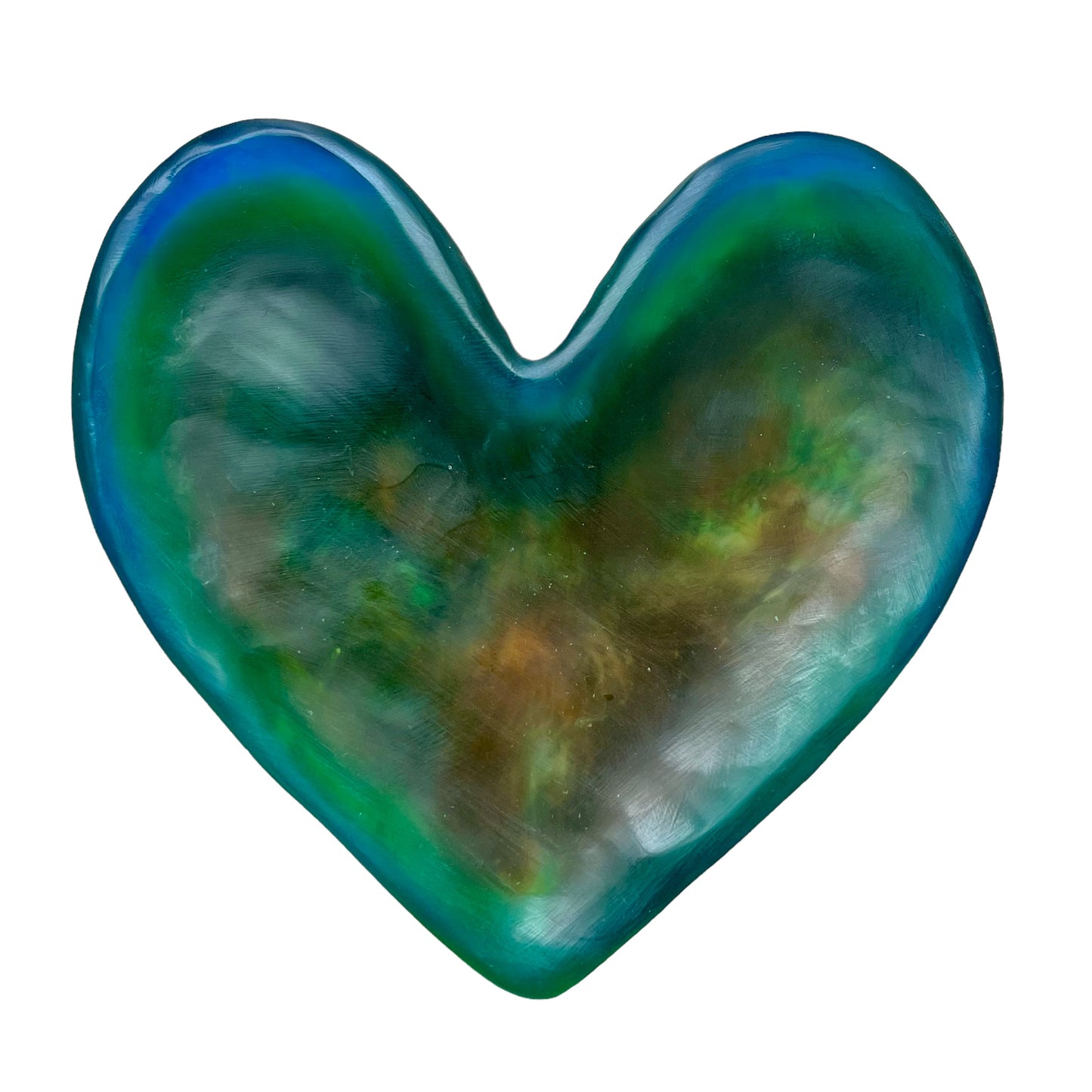 1 PLATO Corazón ♥️ en Resina Especial 17 cms