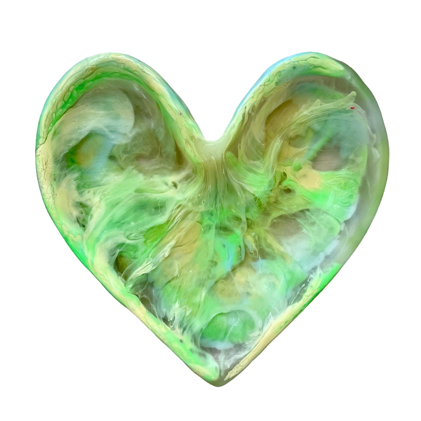 1 PLATO Corazón ♥️ en Resina Especial 17 cms