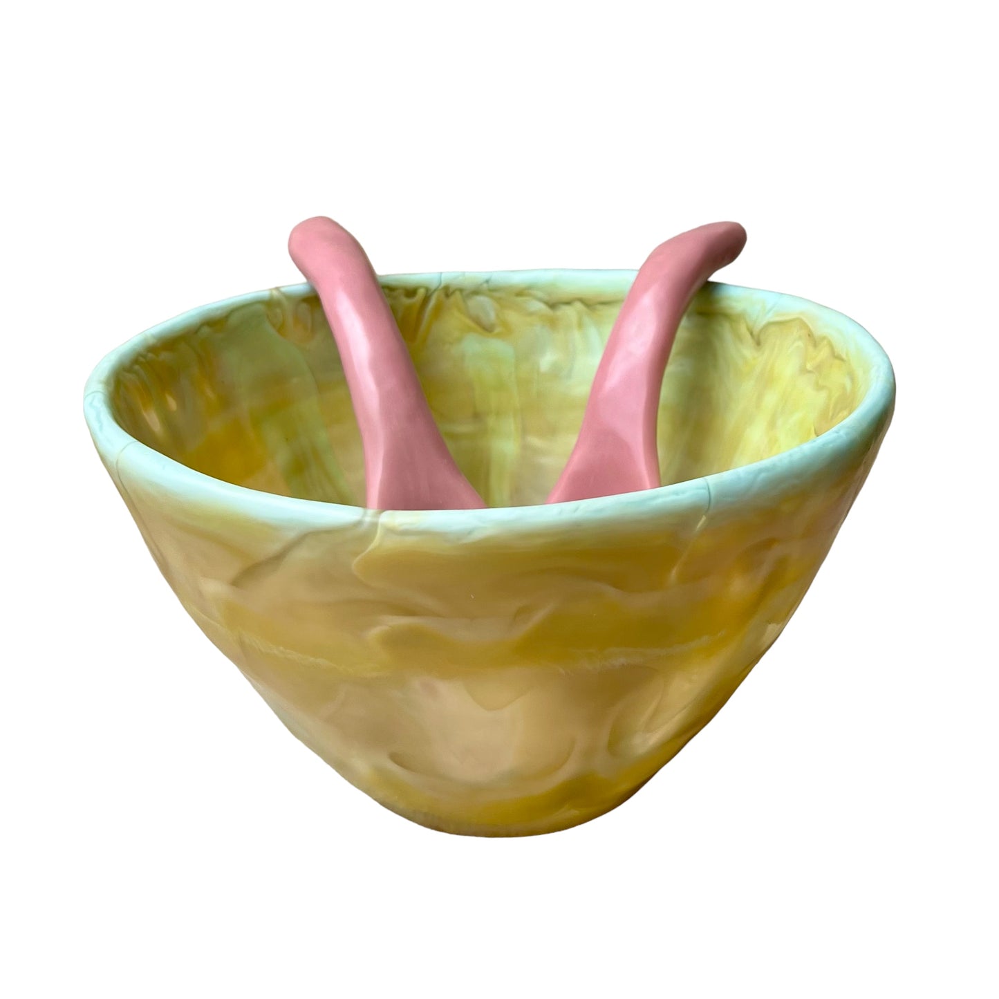 1 TAZA Gigante 🥗 1 juego de Cucharones para servir en Resina Especial 2,5 L