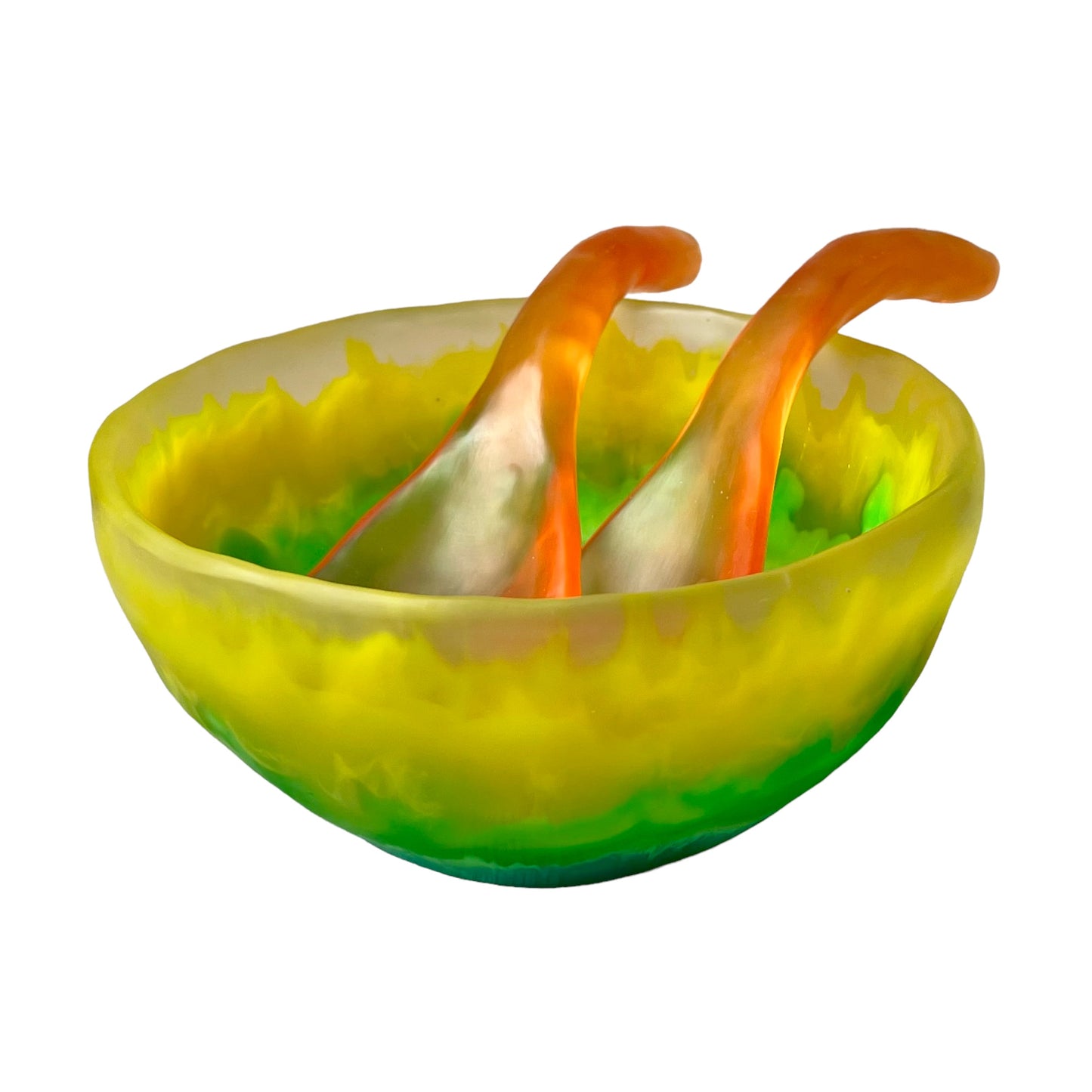 1 TAZA Grande 🥗 1 juego de Cucharones para servir en Resina Especial