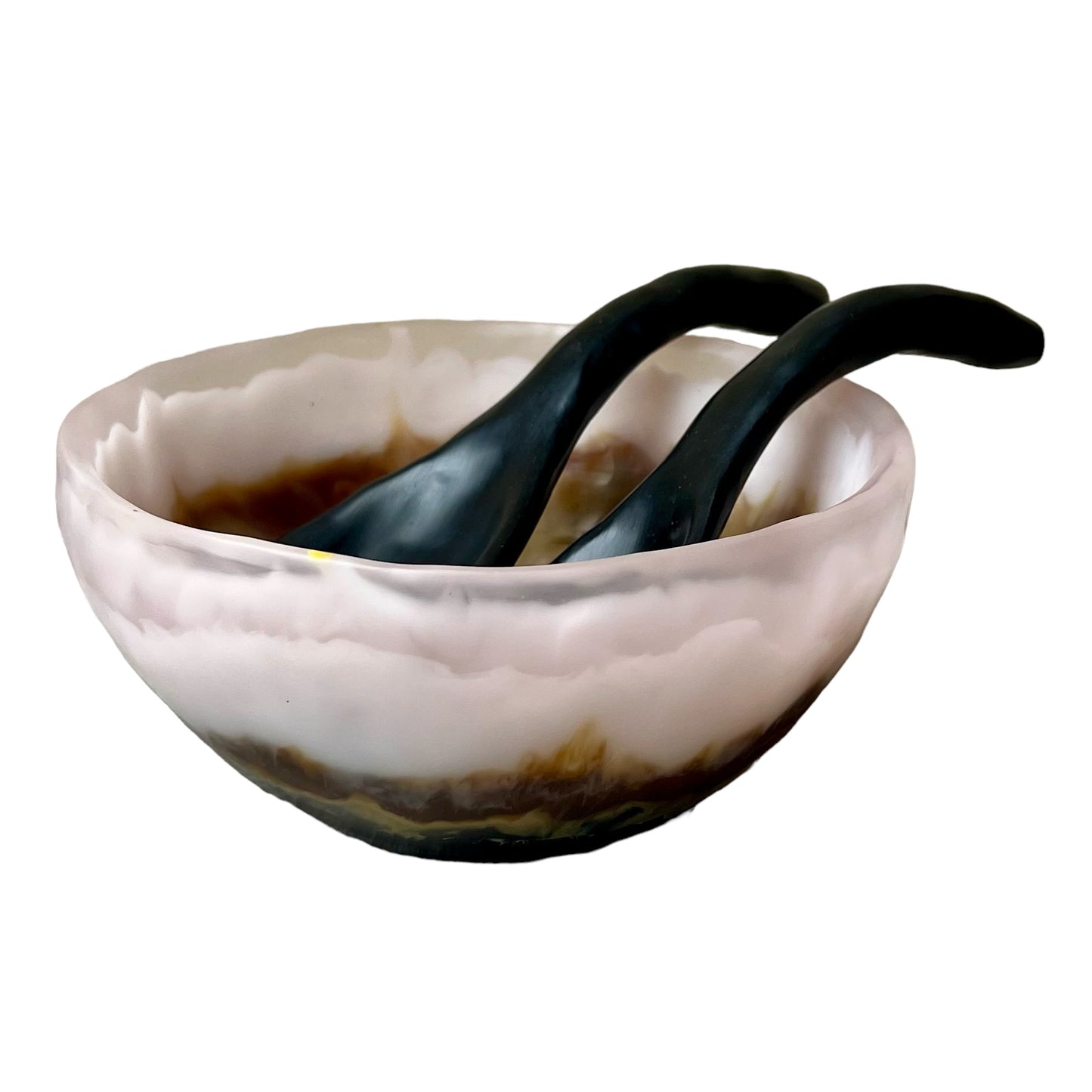 1 TAZA Grande 🥗 1 juego de Cucharones para servir en Resina Especial