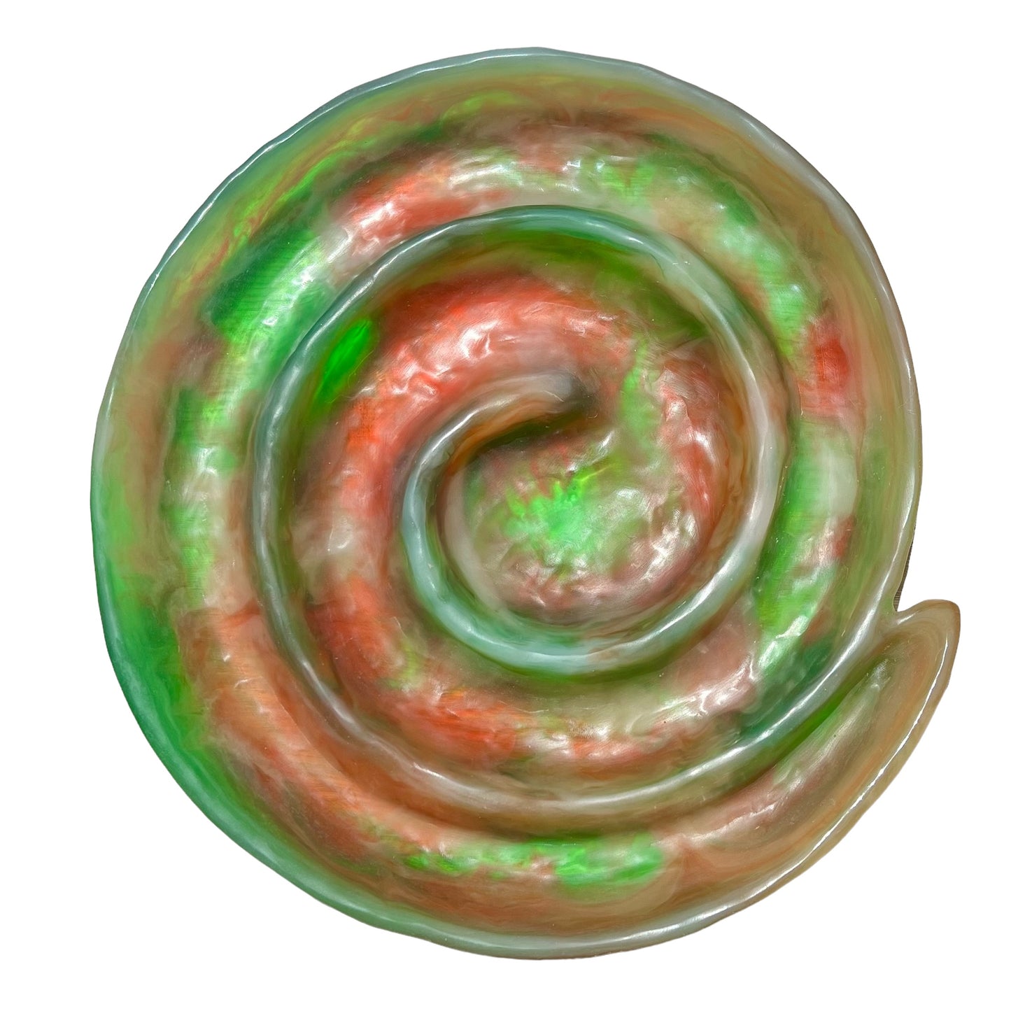 1 BANDEJA Espiral 🌀 Grande en Resina Especial 30 cms