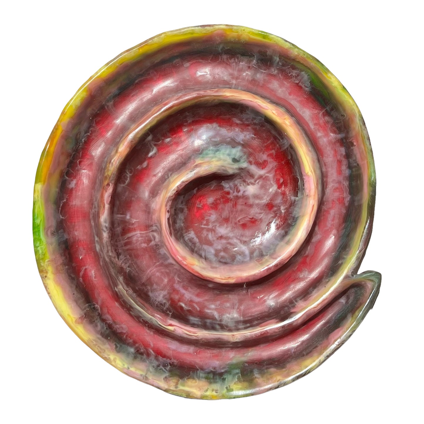 1 BANDEJA Espiral 🌀 Grande en Resina Especial 30 cms