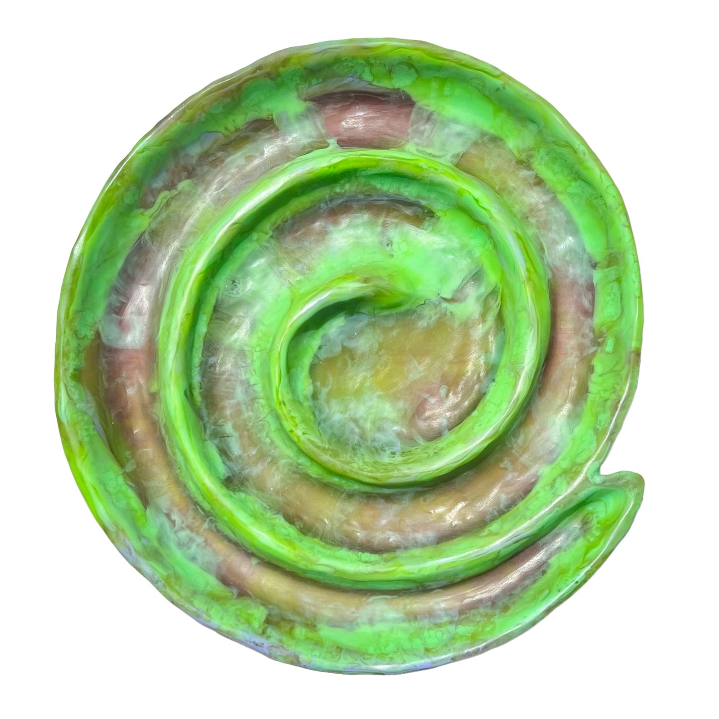 1 BANDEJA Espiral 🌀 Grande en Resina Especial 30 cms