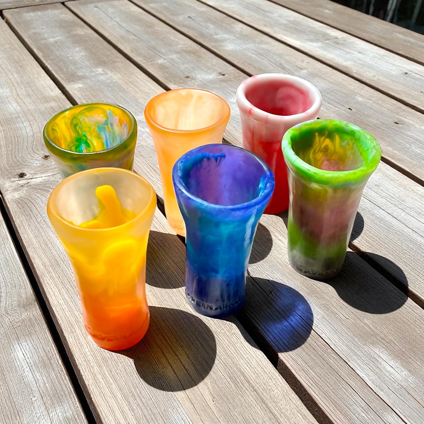 2 SHOTS Altos 🍶 en Resina Especial 50 ml.