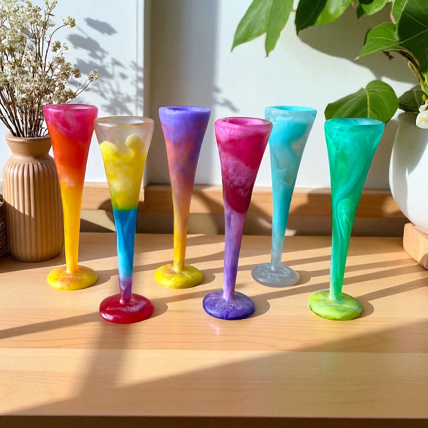 1 COPA Champagne 🥂 en Resina Especial 150 ml.