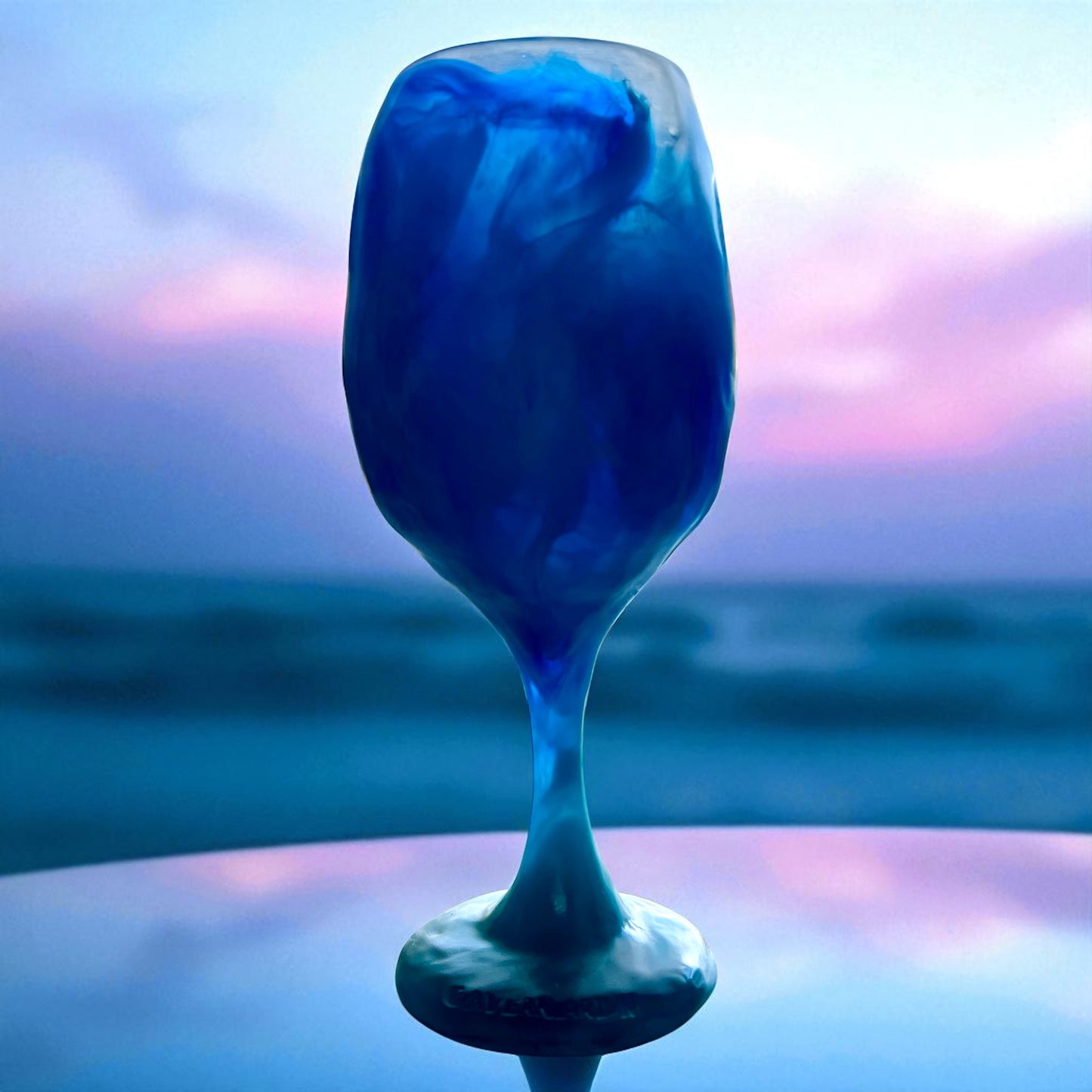 1 COPA de VINO 🍷 Grande en Resina Especial 375 ml.