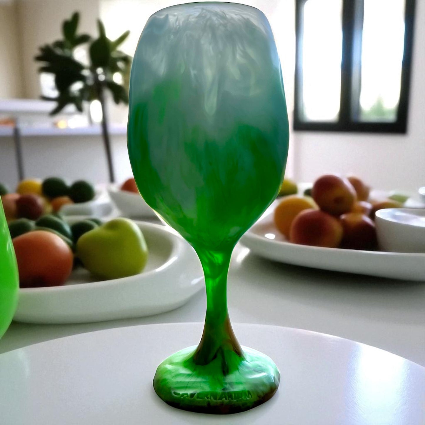 1 COPA de VINO 🍷 Grande en Resina Especial 375 ml.