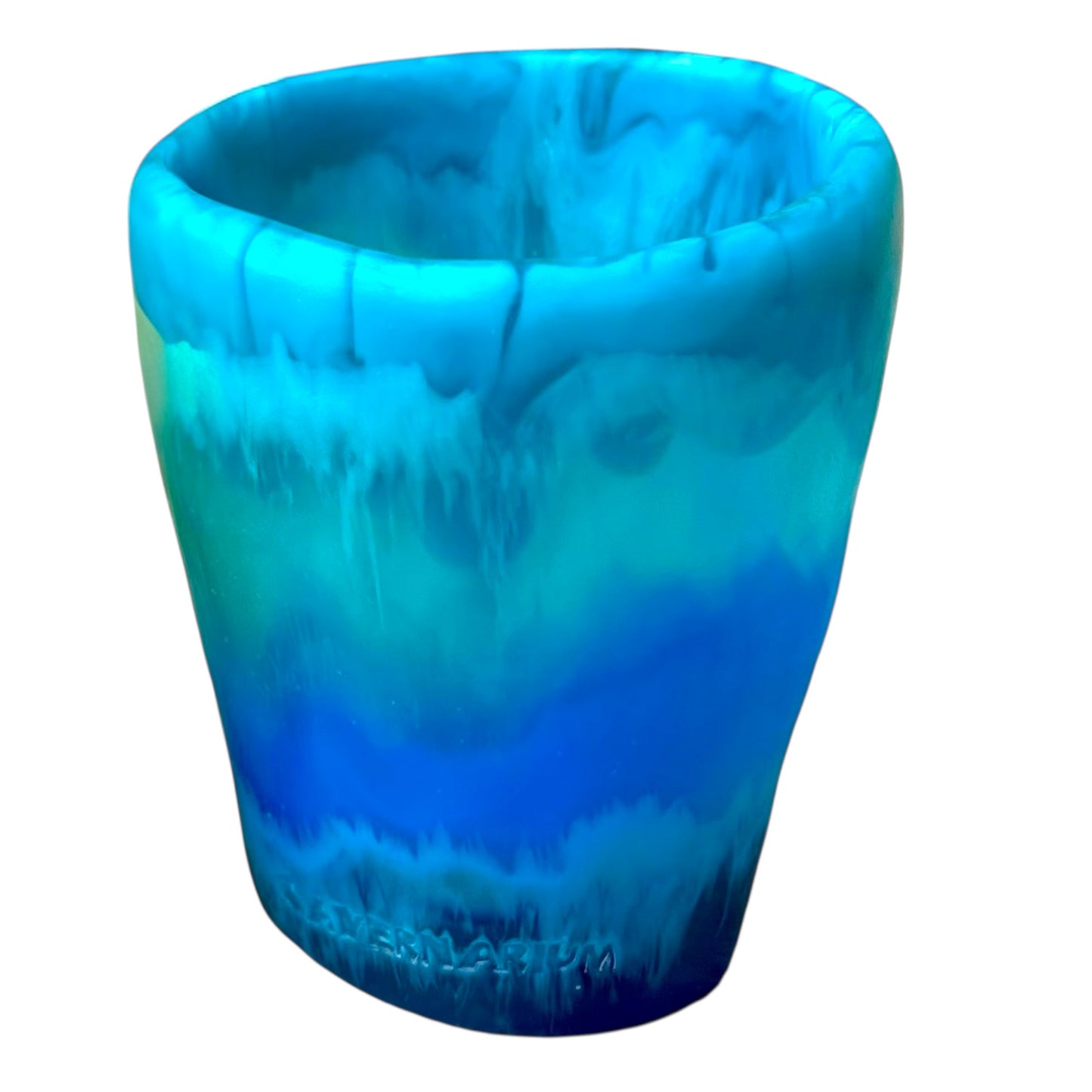 1 VASO redondo BAJO 🥛 en Resina Especial 250 ml.