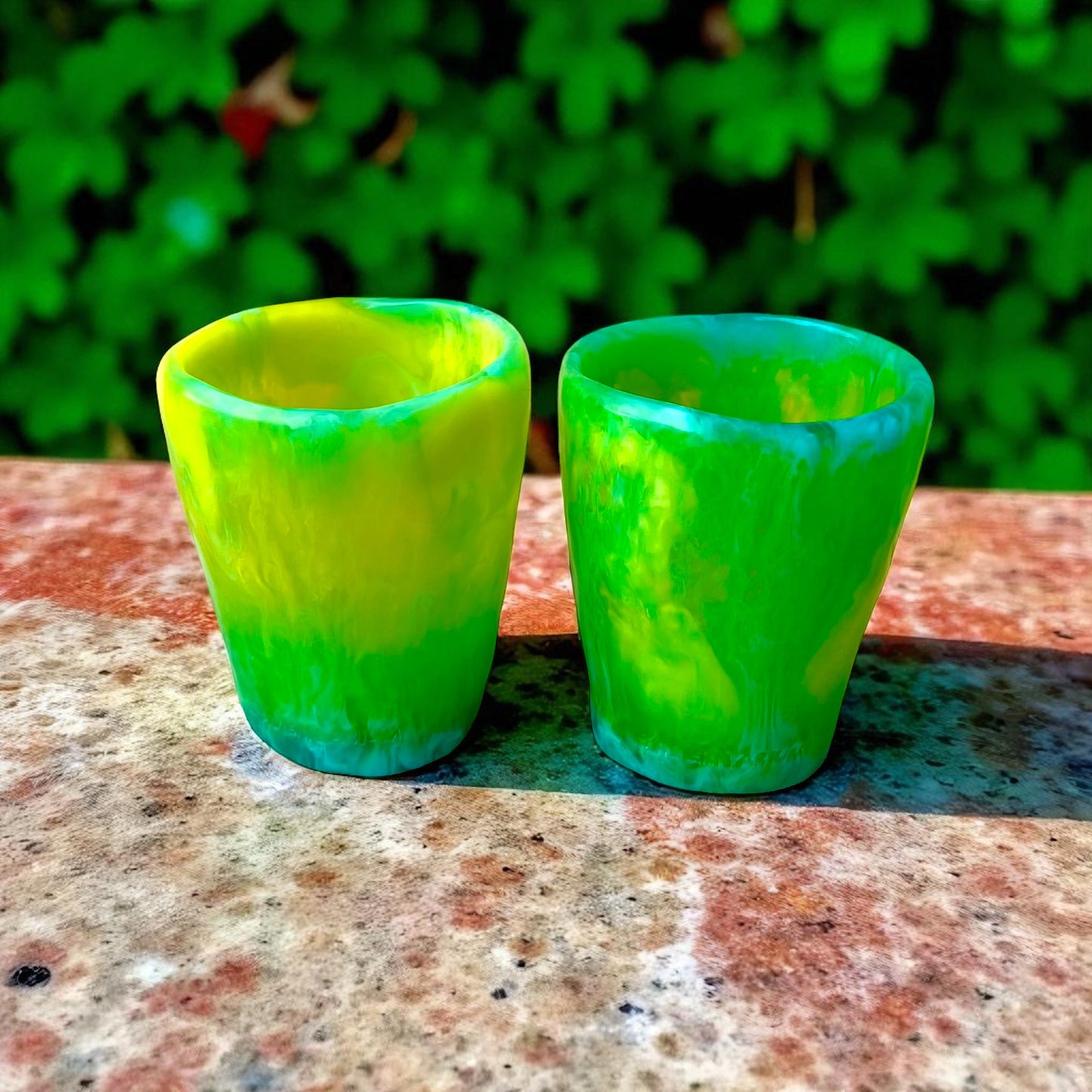 1 VASO redondo BAJO 🥛 en Resina Especial 250 ml.