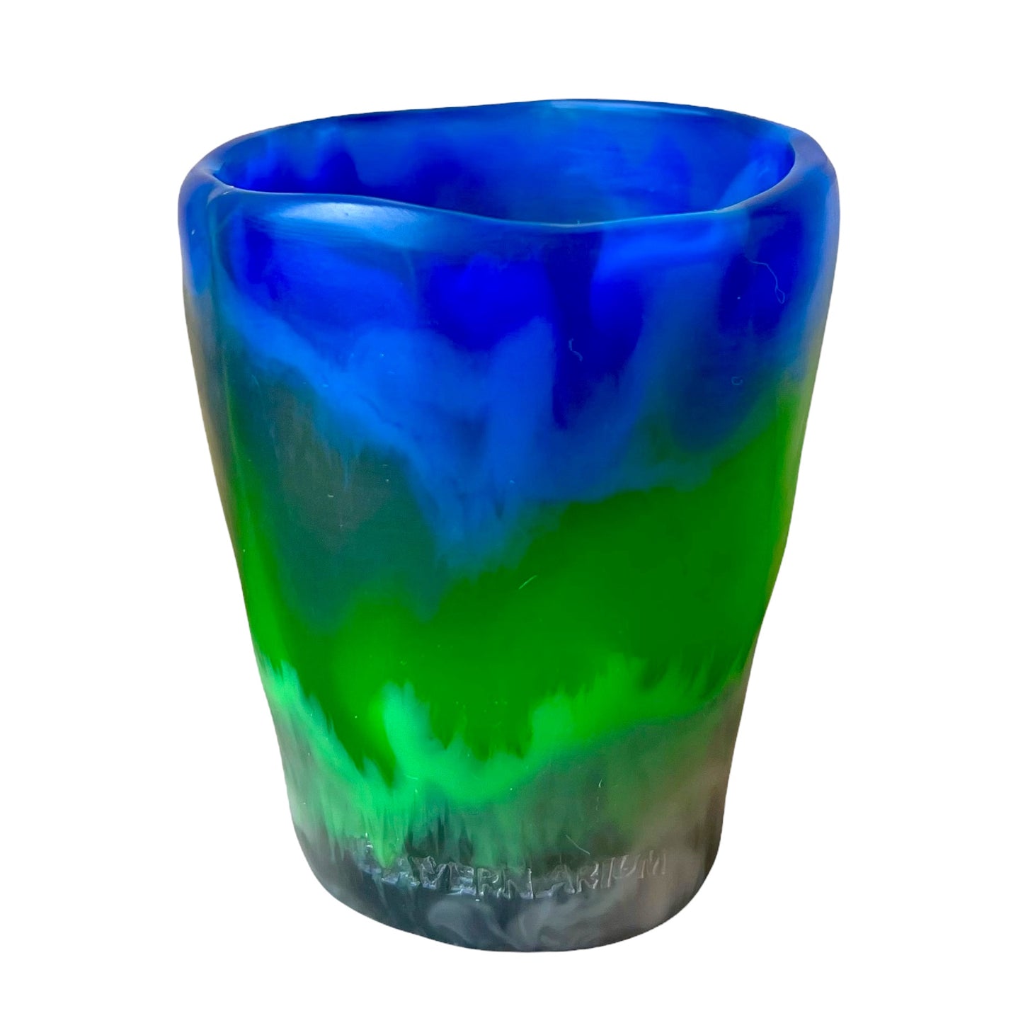 1 VASO redondo BAJO 🥛 en Resina Especial 250 ml.