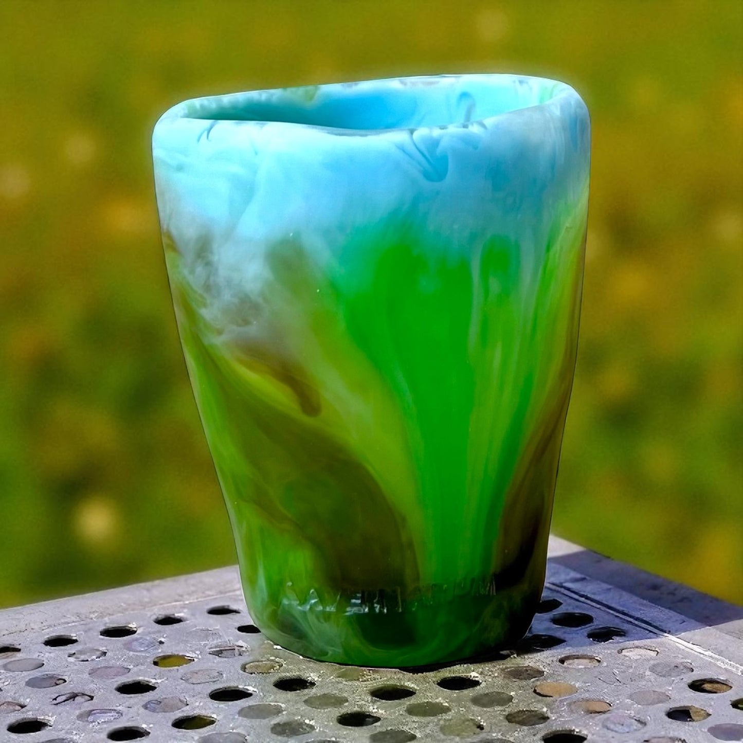 1 VASO redondo BAJO 🥛 en Resina Especial 250 ml.