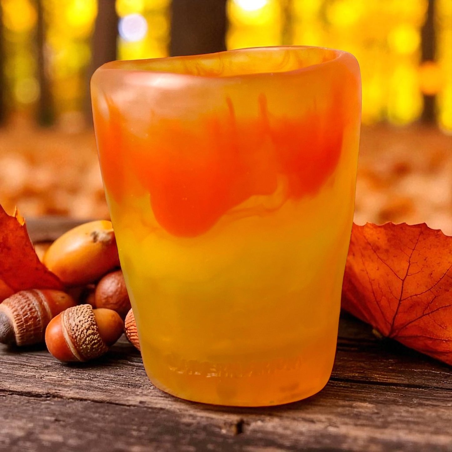 1 VASO redondo BAJO 🥛 en Resina Especial 250 ml.