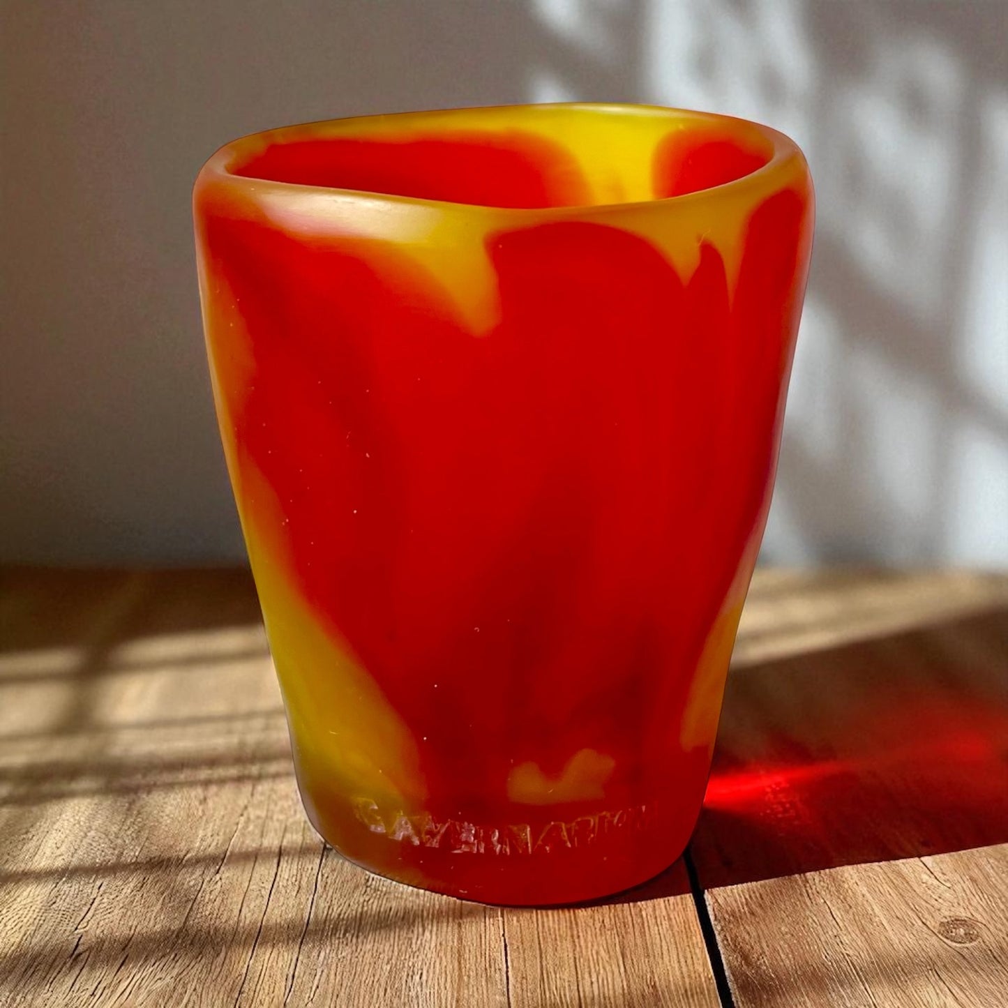 1 VASO redondo BAJO 🥛 en Resina Especial 250 ml.