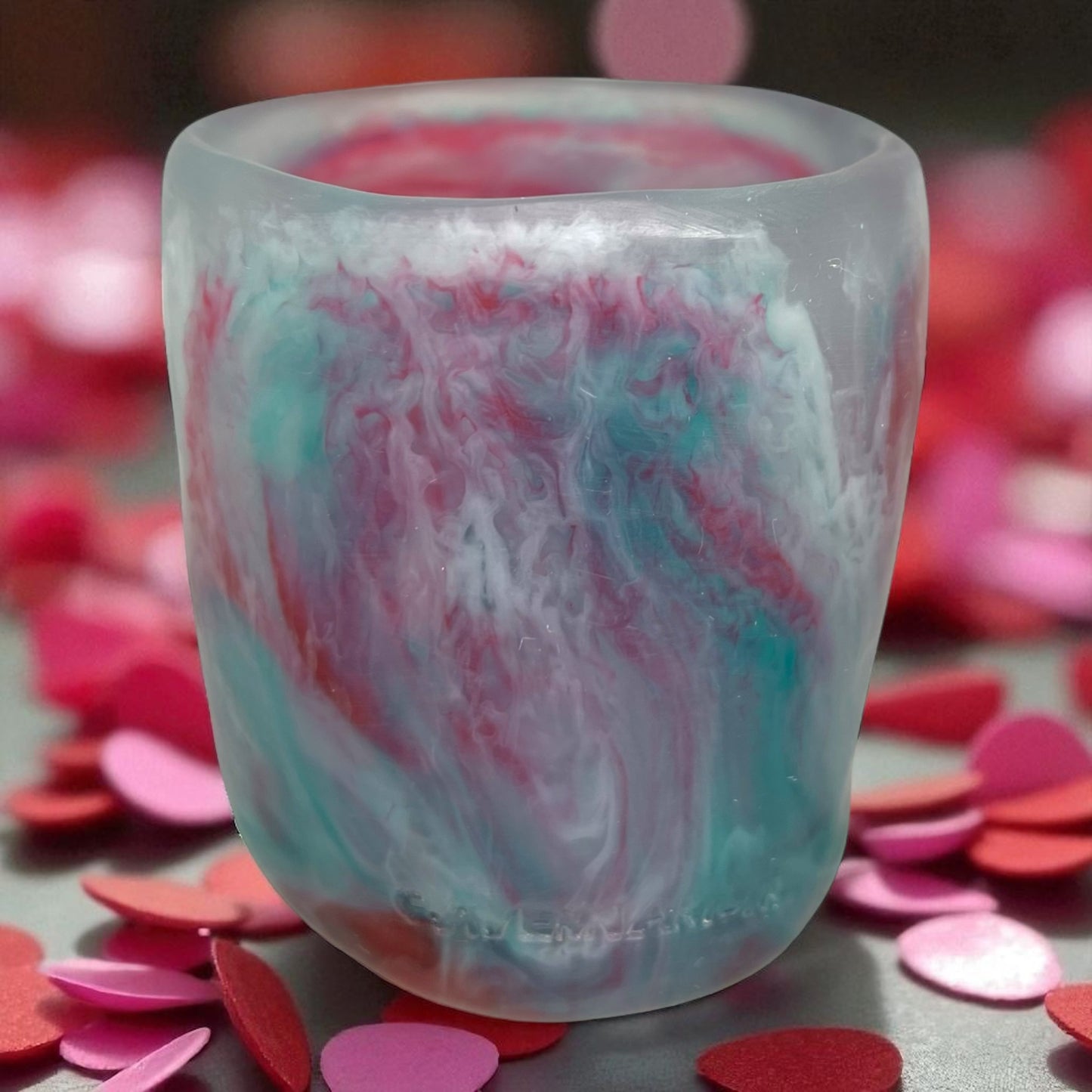 1 VASO Rocka o WHISKY 🥃 en Resina Especial 300 ml.