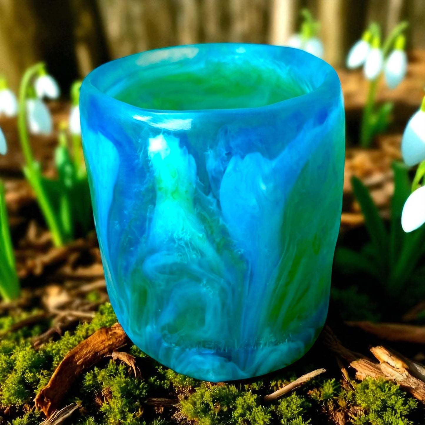 1 VASO Rocka o WHISKY 🥃 en Resina Especial 300 ml.