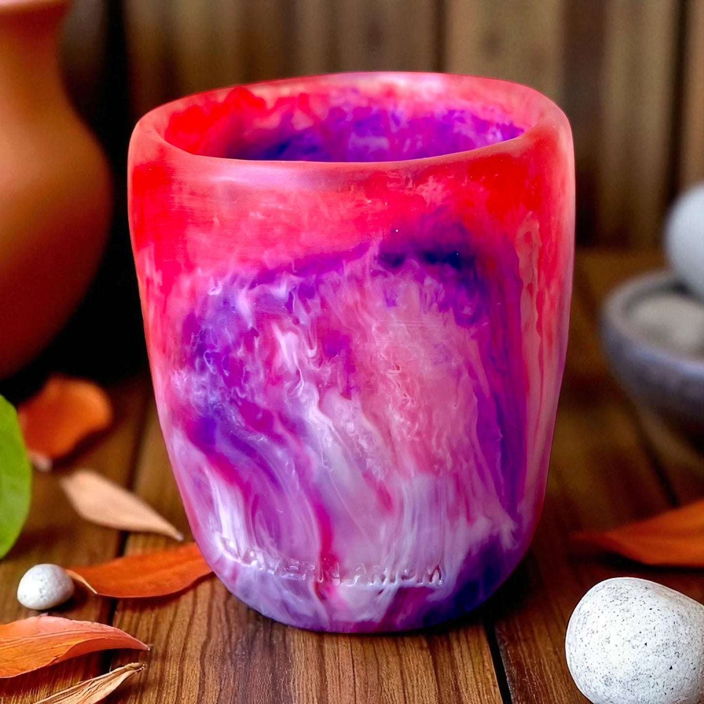 1 VASO Rocka o WHISKY 🥃 en Resina Especial 300 ml.