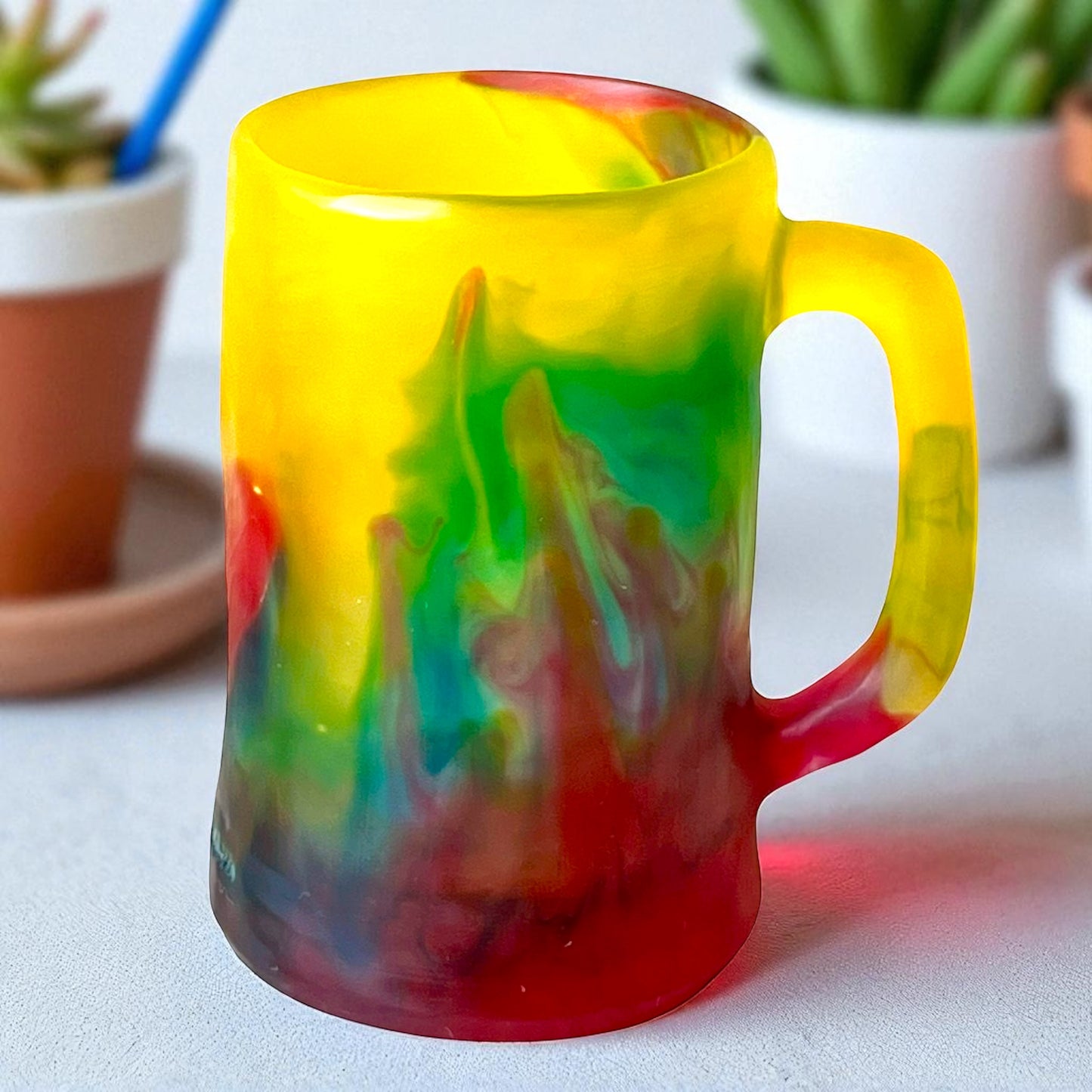 1 VASO 🍺 JARRA de CERVEZA en Resina Especial 400 ml