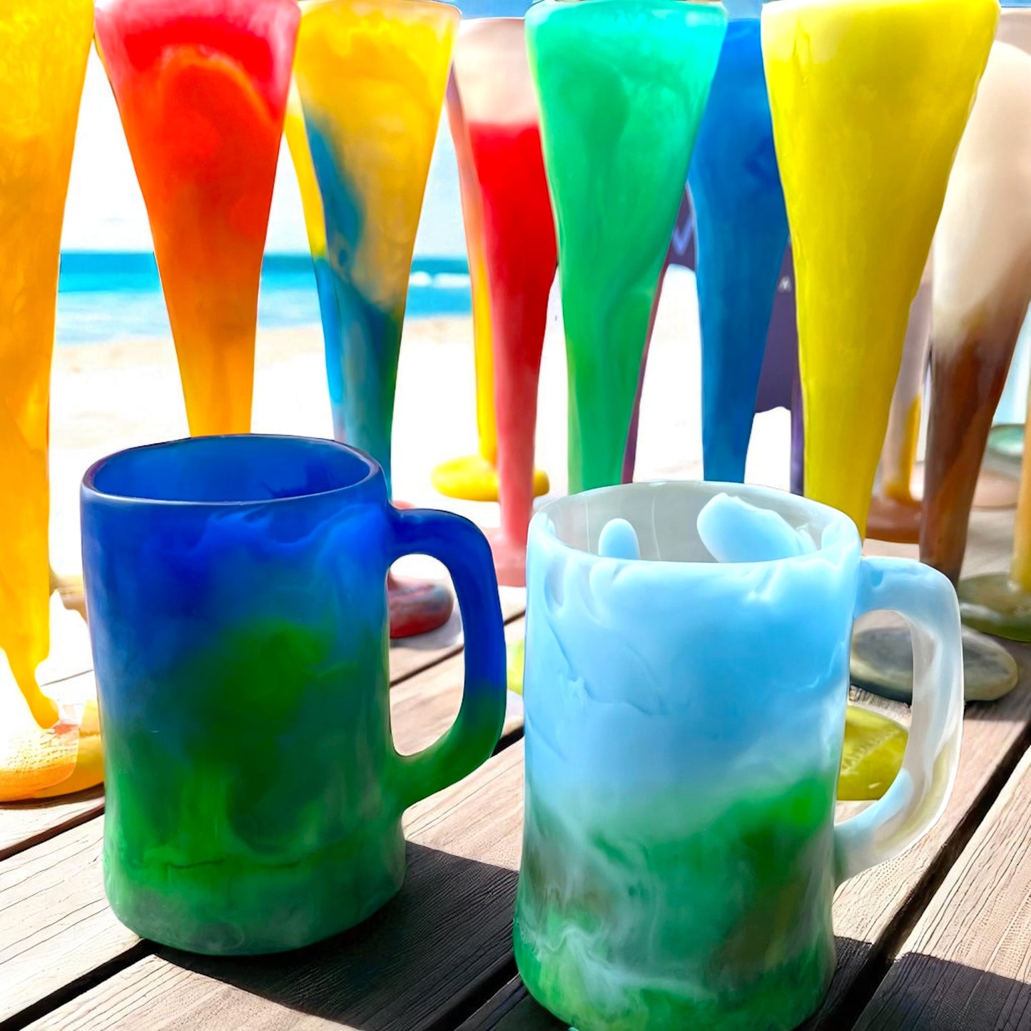 1 VASO 🍺 JARRA de CERVEZA en Resina Especial 400 ml