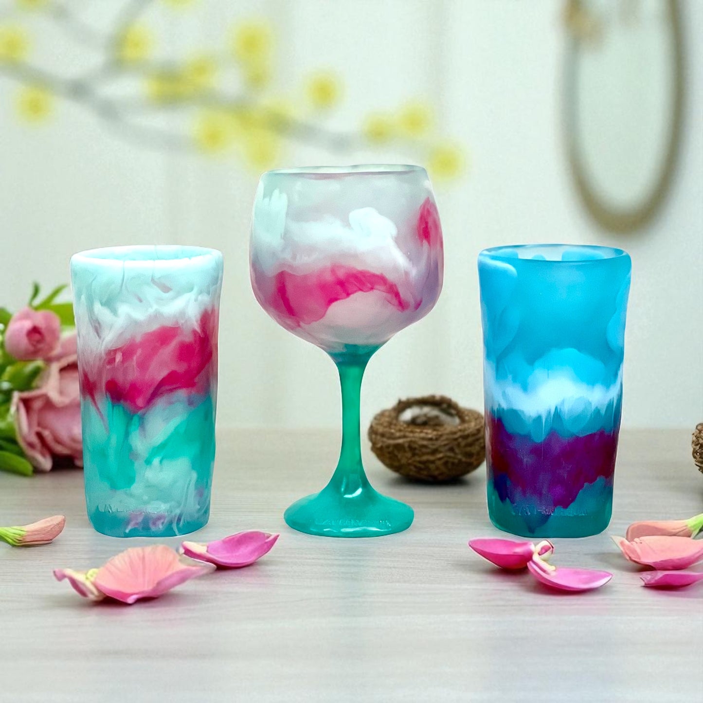 1 VASO Collins 🧋 en Resina Especial 400 ml.