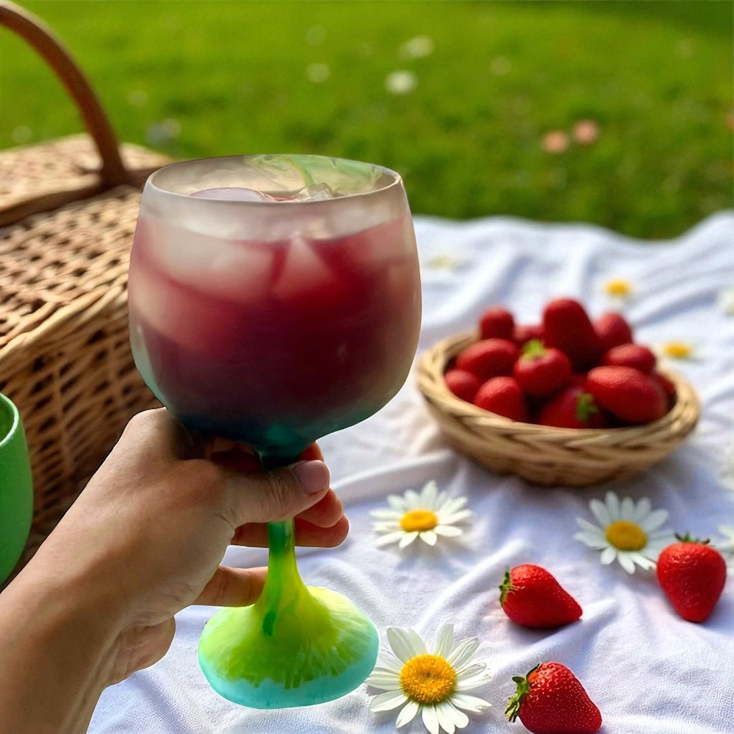 1 COPA Ginebra 🍹 en Resina Especial 475 ml.