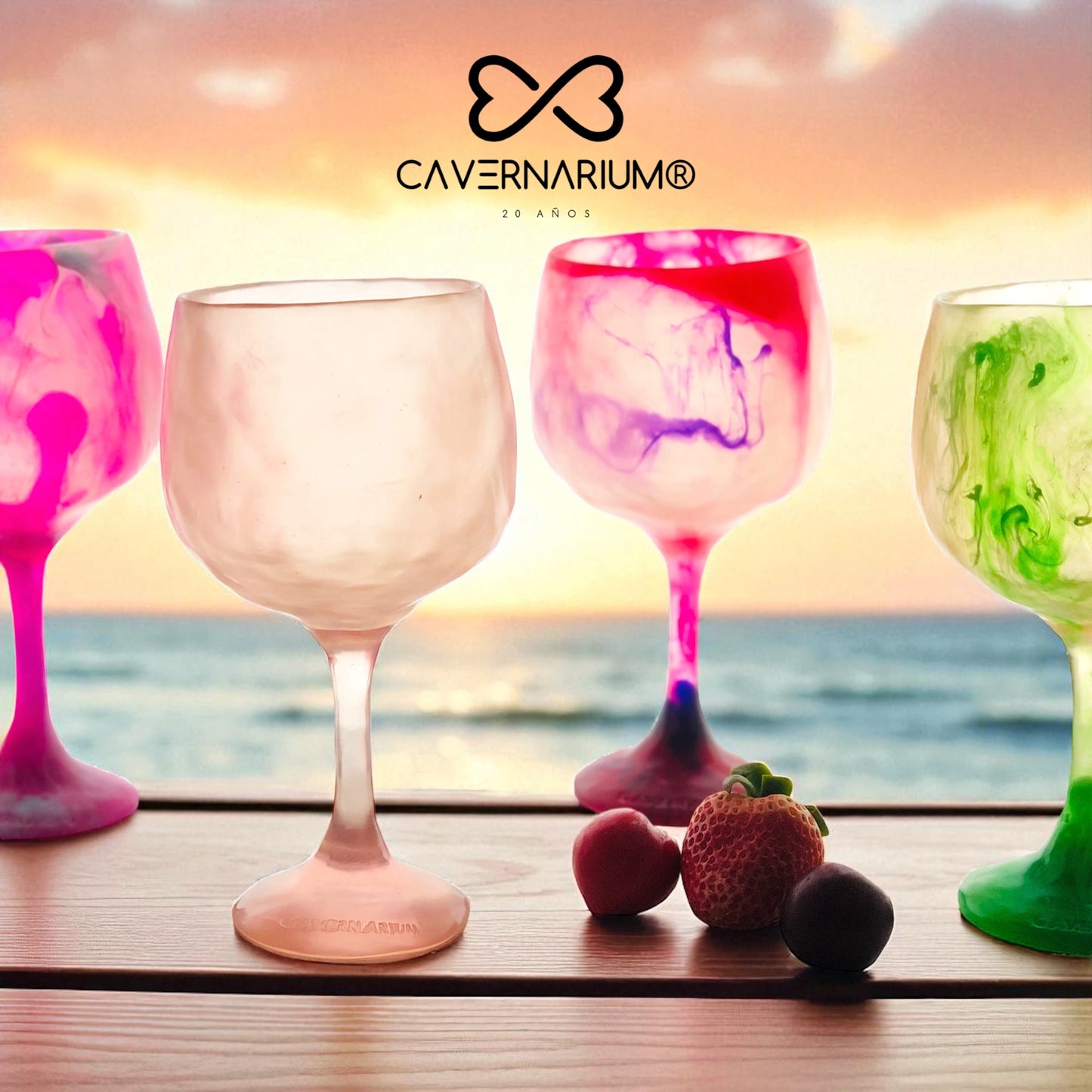 1 COPA Ginebra 🍹 en Resina Especial 475 ml.